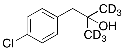 2-(4-Chlorophenyl)-1,1-dimethylethanol-d6 - image 1