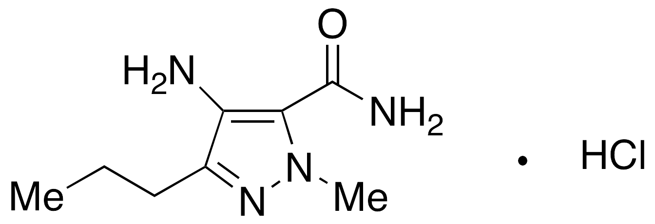4-Amino-1-methyl-3-propyl-1H-pyrazole-5-carboxamide Hydrochloride - image 1