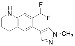 7-(Difluoromethyl)-6-(1-methylpyrazol-4-yl)-1,2,3,4-tetrahydroquinoline - image 1
