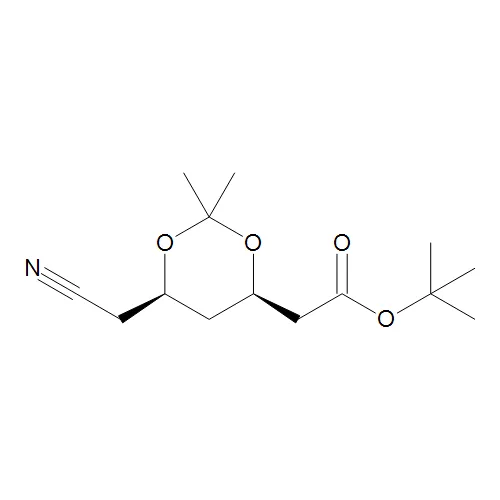 (4R,6R)-6-(Cyanomethyl)-2,2-dimethyl-1,3-dioxane-4-acetic Acid 1,1-Dimethylethyl Ester - image 1