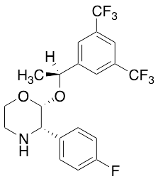 2-(R)-[1-(S)-(3,5-Bis(trifluoromethyl)phenyl)ethoxy]-3-(S)-fluorophenylmorpholine - image 1