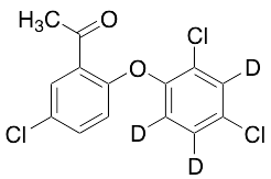 1-[5-Chloro-2-(2,4-dichlorophenoxy)phenylethanone]-d3 - image 1