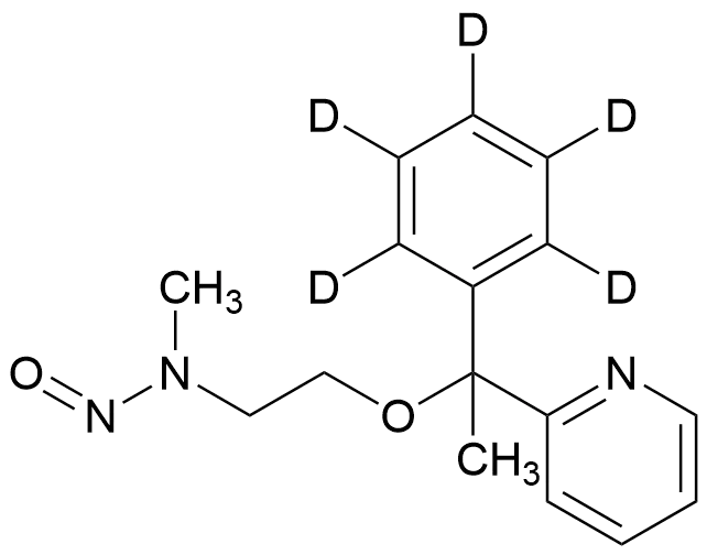 N-Desmethyl-N-Nitroso Doxylamine-D5 - image 1
