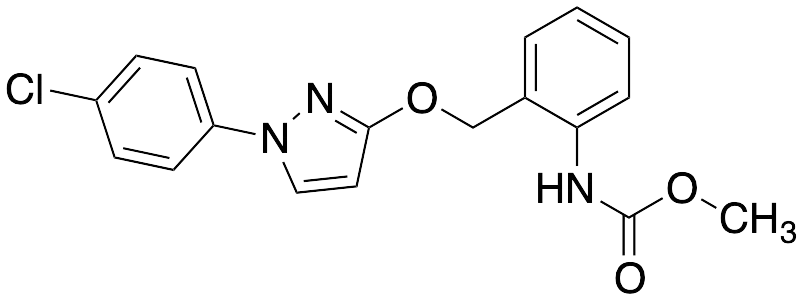 Methyl N-[2-[[[1-(4-chlorophenyl)-1H-pyrazol-3-yl]oxy]methyl]phenyl]carbamate - image 1
