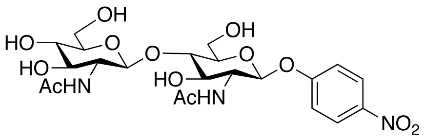 4-Nitrophenyl N,N-Diacetyl-Beta-D-chitobioside - image 1