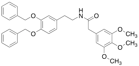 N-[2-[3,4-Bis(phenylmethoxy)phenyl]ethyl]-3,4,5-trimethoxybenzeneacetamide - image 1