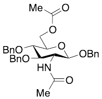 N-Acetyl-b-D-Glucosamine 6-Acetate 1,3,4-Tribenzyl Ether - image 1