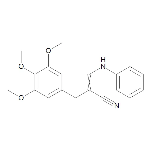 3-Anilino-2-(3,4,5-trimethoxybenzyl)acrylonitrile, (Mixture of cis/trans isomers) - image 1