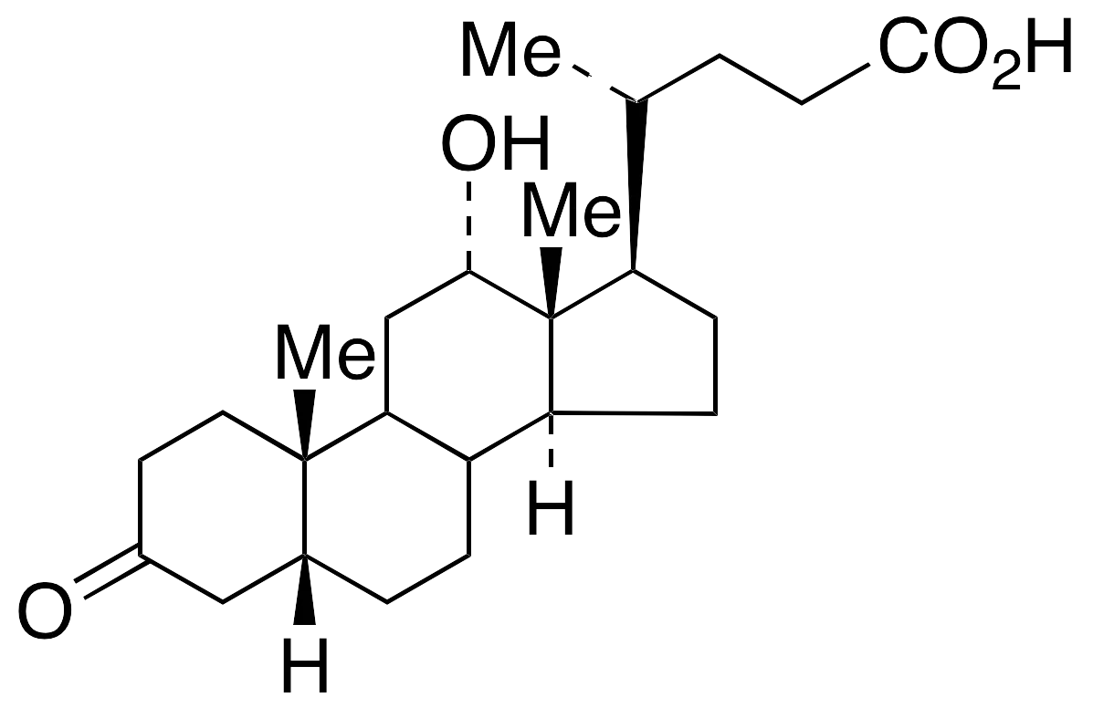 3-Oxo-12alpha-hydroxy-5beta-cholanoic Acid - image 1