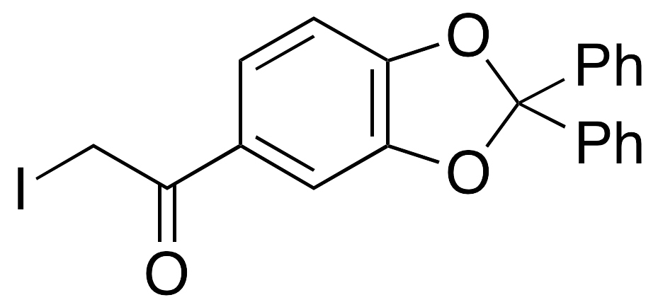 1-(2,2-Diphenyl-1,3-benzodioxol-5-yl)-2-iodoethanone - image 1