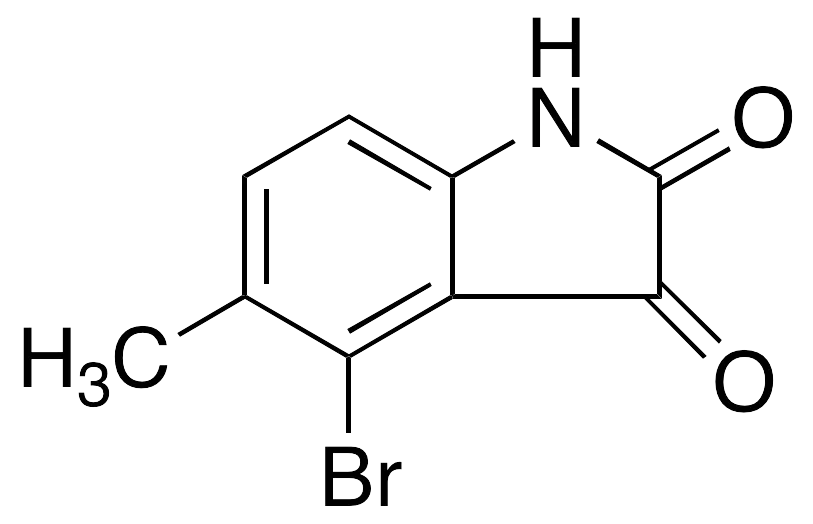 4-Bromo-5-methyl-1H-indole-2,3-dione - image 1