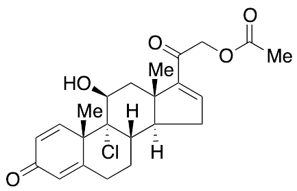 21-Acetoxy-9Alpha-chloro-11Beta-hydroxypregna-1,4,16-triene-3,20-dione - image 1
