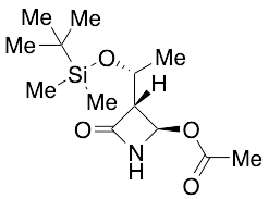 (3R,4R)-4-Acetoxy-3-[(R)-1-(tert-butyldimethylsilyloxy)ethyl]-2-azetidinone - image 1