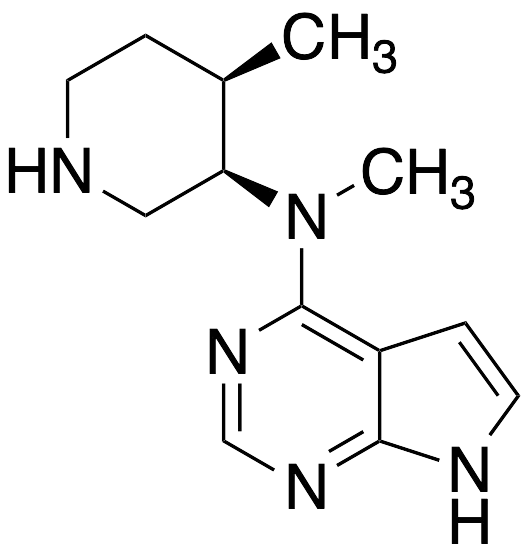 N-Methyl-N-((3R,4R)-4-methylpiperidin-3-yl)-7H-pyrrolo[2,3-d]pyrimidin-4-amine - image 1