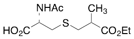 N-Acetyl-S-(2-carboxypropyl)-L-cysteine Ethyl Ester (Mixture of Diastereomers) - image 1