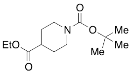 Ethyl N-Boc-piperidine-4-carboxylate - image 1