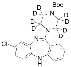 4-(8-Chloro-5H-dibenzo[b,e][1,4]diazepin-11-yl)-1-piperazinecarboxylic Acid-d8 1,1-Dimethylethyl Ester - image 1