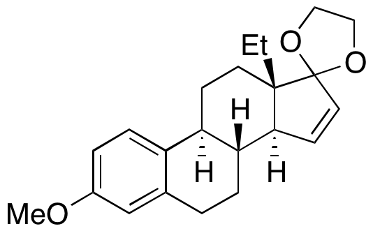 13-Ethyl-3-methoxygona-1,3,5(10),15-tetraen-17-one Cyclic Ethylene Acetal - image 1