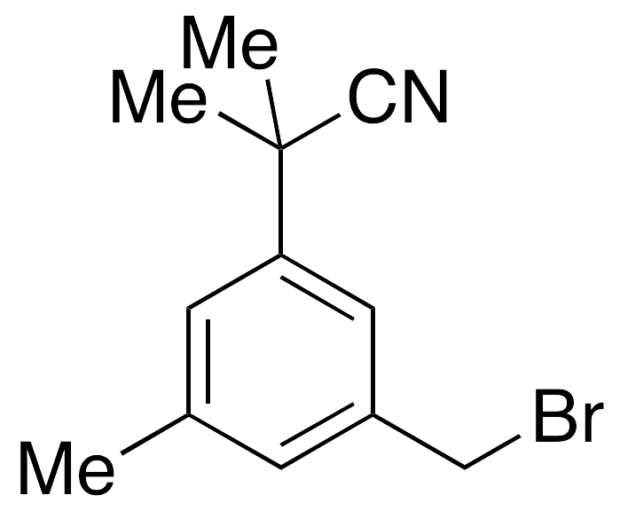 3-(Bromomethyl)-Alpha,Alpha,5-trimethyl-benzeneacetonitrile - image 1