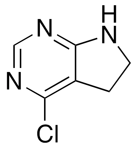 4-Chloro-6,7-dihydro-5H-pyrrolo[2,3-d]pyrimidine - image 1