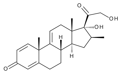 (16Beta)-17,21-Dihydroxy-16Beta-methyl-pregna-1,4,9(11)-triene-3,20-dione - image 1