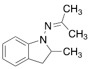 2-Methyl-N-(propan-2-ylidene)indolin-1-amine - image 1