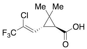 (1S,3R)-3-((Z)-2-Chloro-3,3,3-trifluoroprop-1-en-1-yl)-2,2-dimethylcyclopropanecarboxylic Acid - image 1