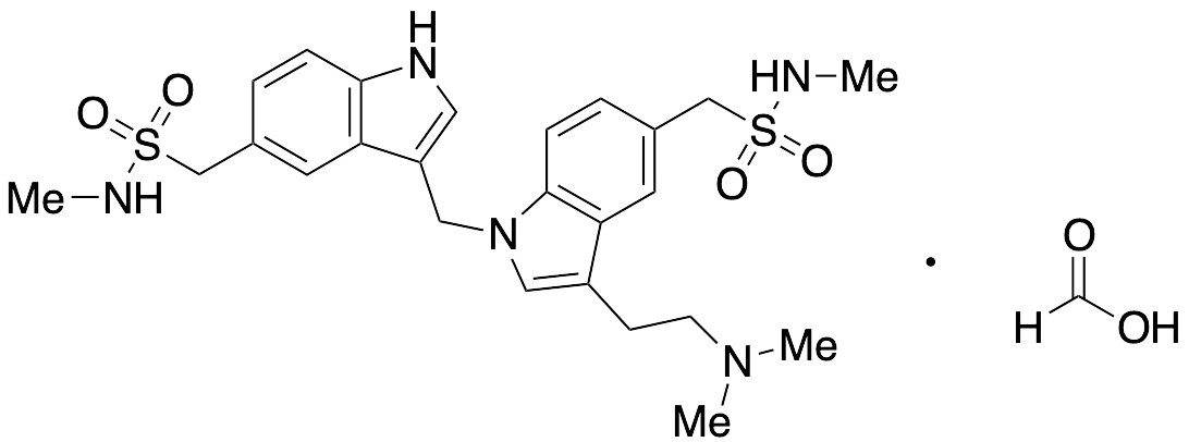 1-(3-(2-(Dimethylamino)ethyl)-1-((5-((N-methylsulfamoyl)methyl)-1H-indol-3-yl)methyl)-1H-indol-5-yl)-N-methylmethanesulfonamide Formate Salt - image 1
