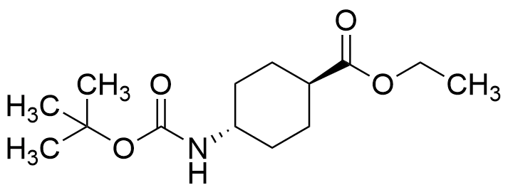rel-(1R,4R)-Ethyl-4-(t-butoxycarbonylamino)cyclohexanecarboxylate - image 1