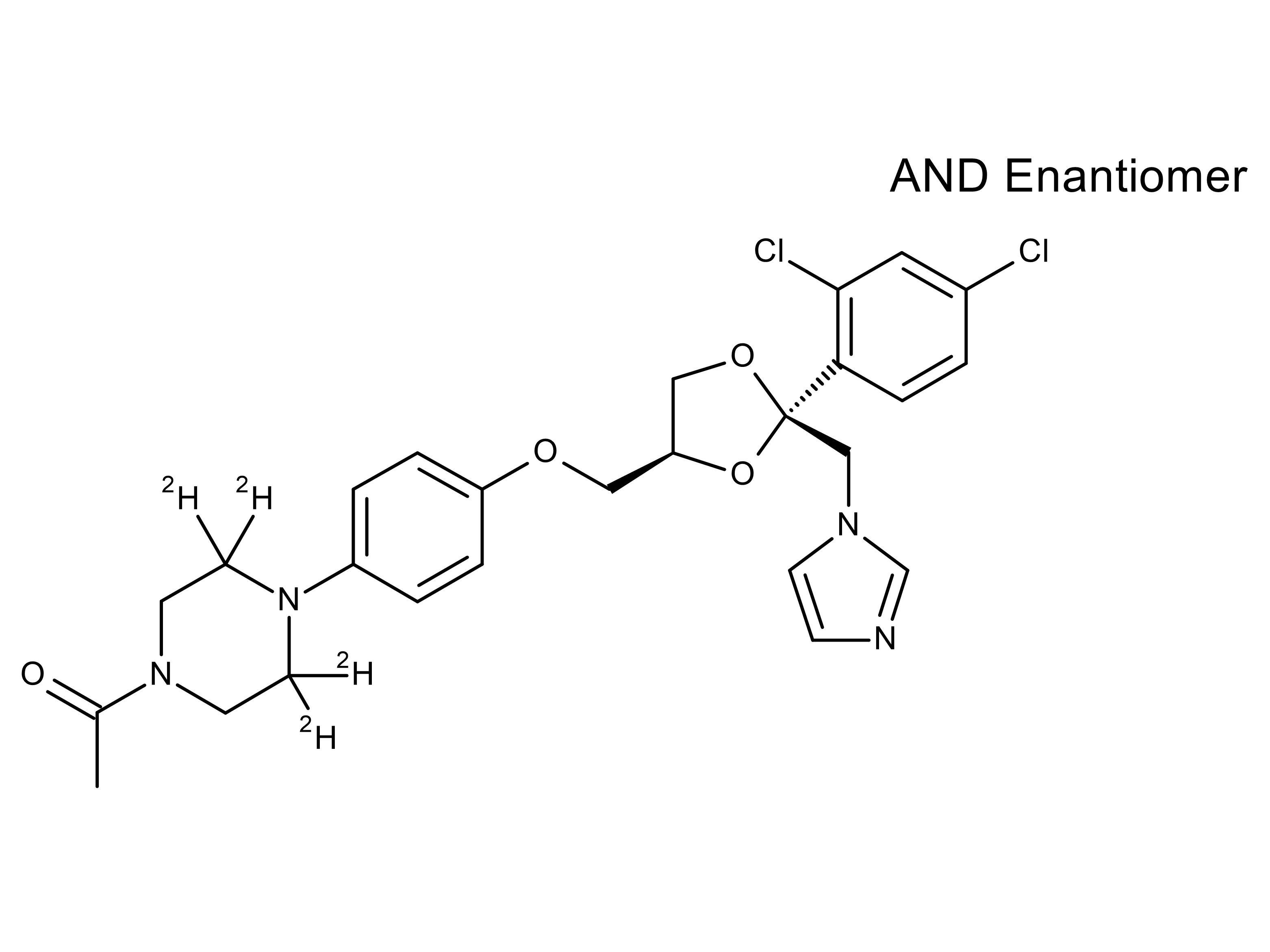 (±)-Ketoconazole-d4 (piperazine-3,3,5,5-d4) - image 1