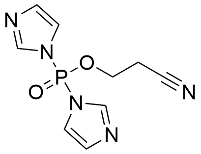 2-Cyanoethyl-P,P-di-1H-imidazol-1-ylphosphinate - image 1