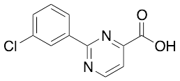 2-(3-Chlorophenyl)pyrimidine-4-carboxylic Acid - image 1