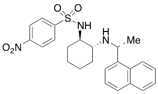 N-[(1R,2R)-2-[[(1R)-1-(1-Naphthyl)ethyl]amino]cyclohexyl]-4-nitrobenzenesulfonamide - image 1