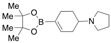 1-(4-(4,4,5,5-Tetramethyl-1,3,2-dioxaborolan-2-yl)cyclohex-3-en-1-yl)pyrrolidine - image 1