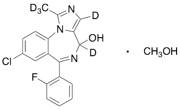 4-Hydroxy Midazolam-d5 Methanoate (1.0mg/ml in Acetonitrile) - image 1