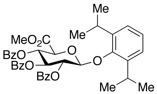 2,3,4-Tri-O-benzoyl Propofol-Beta-D-glucuronide Methyl Ester - image 1