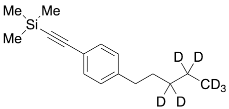 1-Pentyl-4-[2-(trimethylsilyl)ethynyl]benzene-d7 - image 1