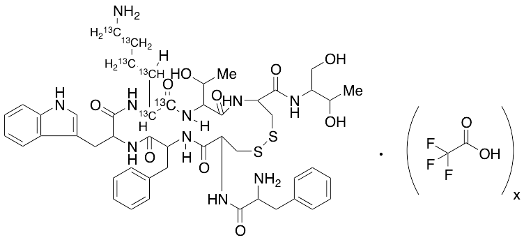 13C6-Lys Octreotide Trifluoroacetate - image 1