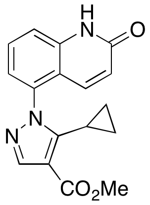 5-Cyclopropyl-1-(1,2-dihydro-2-oxo-5-quinolinyl)-1H-pyrazole-4-carboxylic Acid Methyl Ester - image 1