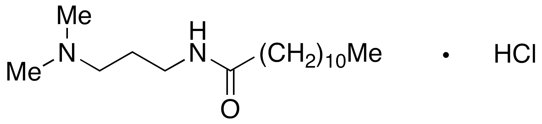 N-[3-(Dimethylamino)propyl]lauramide Hydrochloride - image 1
