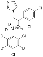 (±)-Miconazole-d5 Nitrate (2,4-dichlorobenzyloxy-d5) - image 1