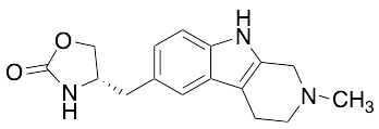 (S)-4-((2-Methyl-2,3,4,9-tetrahydro-1H-pyrido[3,4-b]indol-6-yl)methyl)oxazolidin-2-one - image 1
