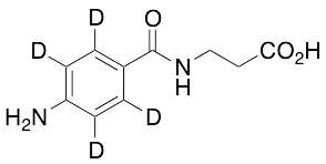 N-(4-Aminobenzoyl-d4)-beta-alanine - image 1
