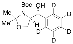(4R)-4-[(R)-Hydroxyphenylmethyl]-2,2-dimethyl-3-oxazolidinecarboxylic Acid-d5 1,1-Dimethylethyl Ester - image 1
