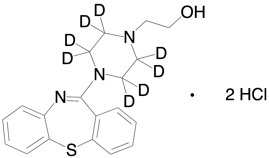 Quetiapine Hydroxy Impurity-d8 Dihydrochloride - image 1