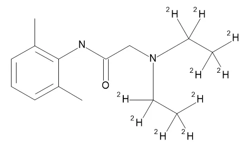 Lidocaine-d10 (N,N-diethyl-d10) - image 1