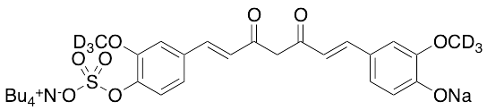 Curcumin Sulfate-d6 Tetrabutylammonium Sodium Salt - image 1