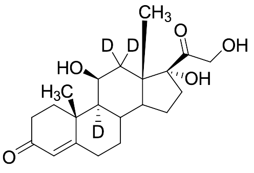 Cortisol-9,12,12-d3 - image 1