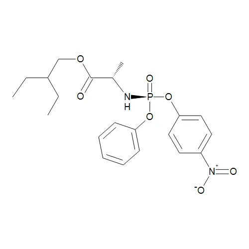 N-[(S)-(4-Nitrophenoxy)phenoxyphosphinyl]-2-ethylbutyl Ester L-Alanine - image 1