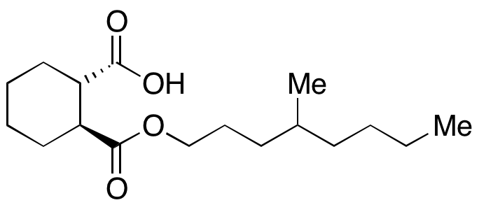 rac-trans-1,2-Cyclohexanedicarboxylic Acid Mono 4-Methyloctyl Ester (~90%) - image 1
